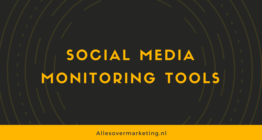 Social media monitoring tools