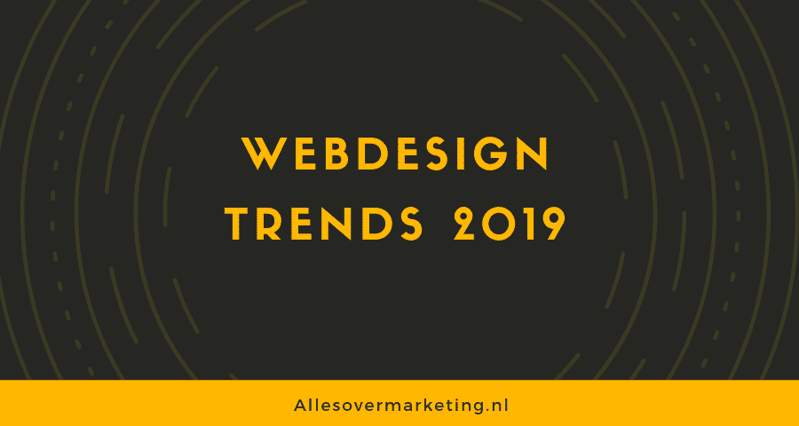 webdesign trends 2019 banner